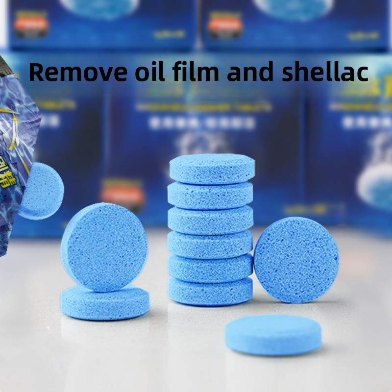 Car Wiper - เม็ดยาทำความสะอาดกระจกรถยนต์แบบฟู่ น้ำยาทำความสะอาดกระจกแบบเข้มข้นอเนกประสงค์ สำหรับคราบสกปรกในฤดูร้อน