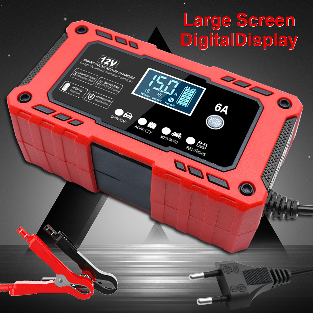 Car Charger - เครื่องชาร์จแบตเตอรี่อัจฉริยะสำหรับรถยนต์ รถบ้าน รถบรรทุก รถพ่วง รถจักรยานยนต์ แบตเตอรี่ตะกั่วกรด