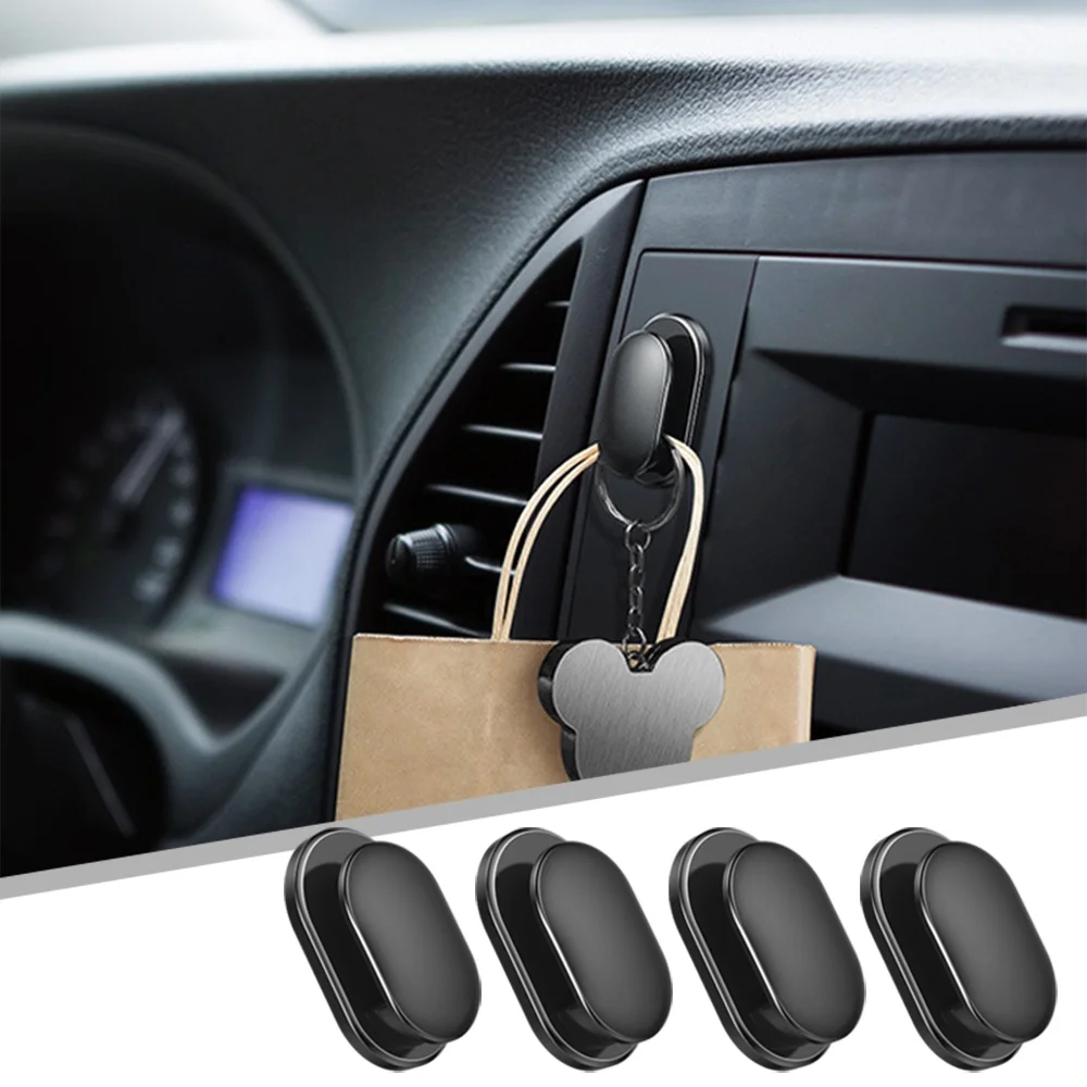 Car Cable Organizer - ตะขอแขวนในรถยนต์ขนาดเล็กสำหรับเก็บของภายในรถ ใช้แขวนสาย USB หูฟัง กุญแจ ติดตั้งง่ายด้วยกาวในตัว