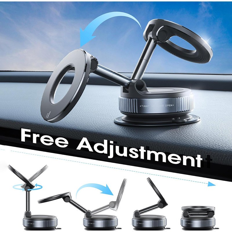 ที่วางโทรศัพท์แม่เหล็กแบบพับได - Car Vacuum บทวิจารณ์และราคา