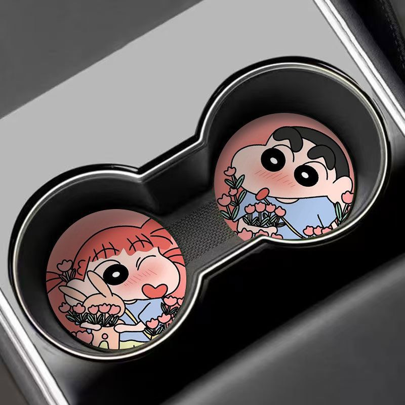 แผ่นรองแก้วในรถยนต์ลายการ์ตูนช - Car Accessories Japanese บทวิจารณ์และราคา