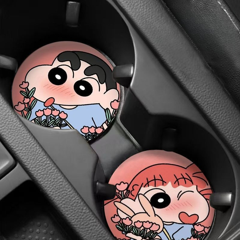 แผ่นรองแก้วในรถยนต์ลายการ์ตูนช - Car Accessories Japanese บทวิจารณ์และราคา