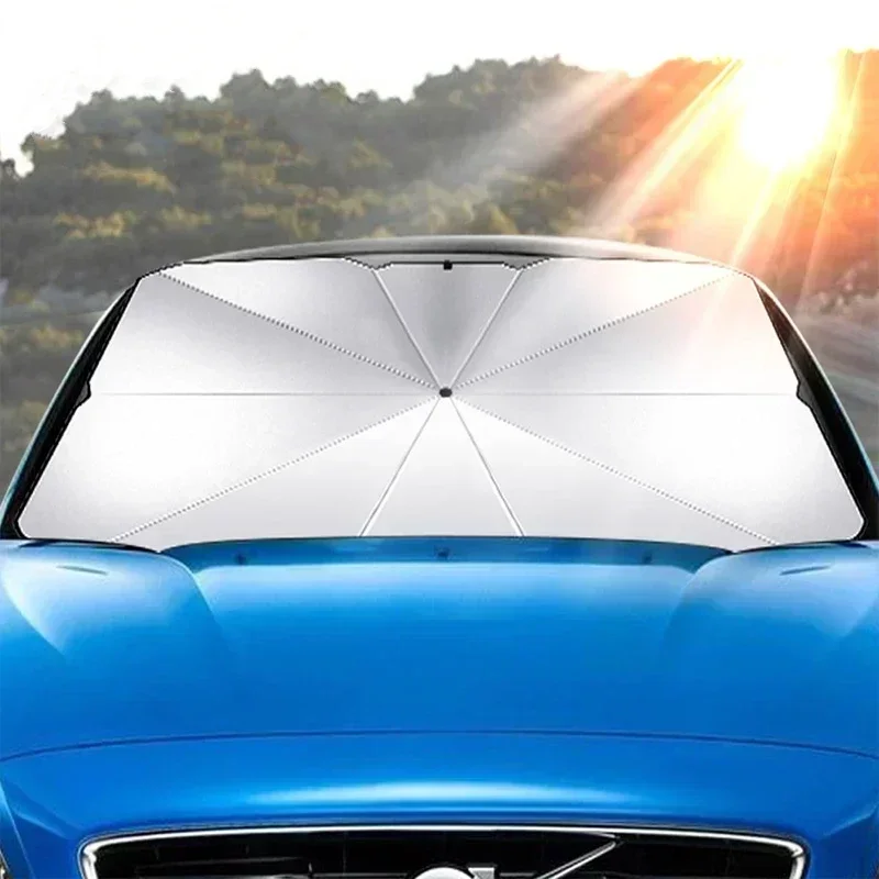 แผ่นบังแดดกระจกหน้ารถยนต์ ป้อง - Windshield Sun Shade บทวิจารณ์และราคา