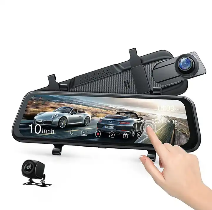 กล้องติดรถยนต์หน้าจอสัมผัสขนาด - Car Mirror บทวิจารณ์และราคา