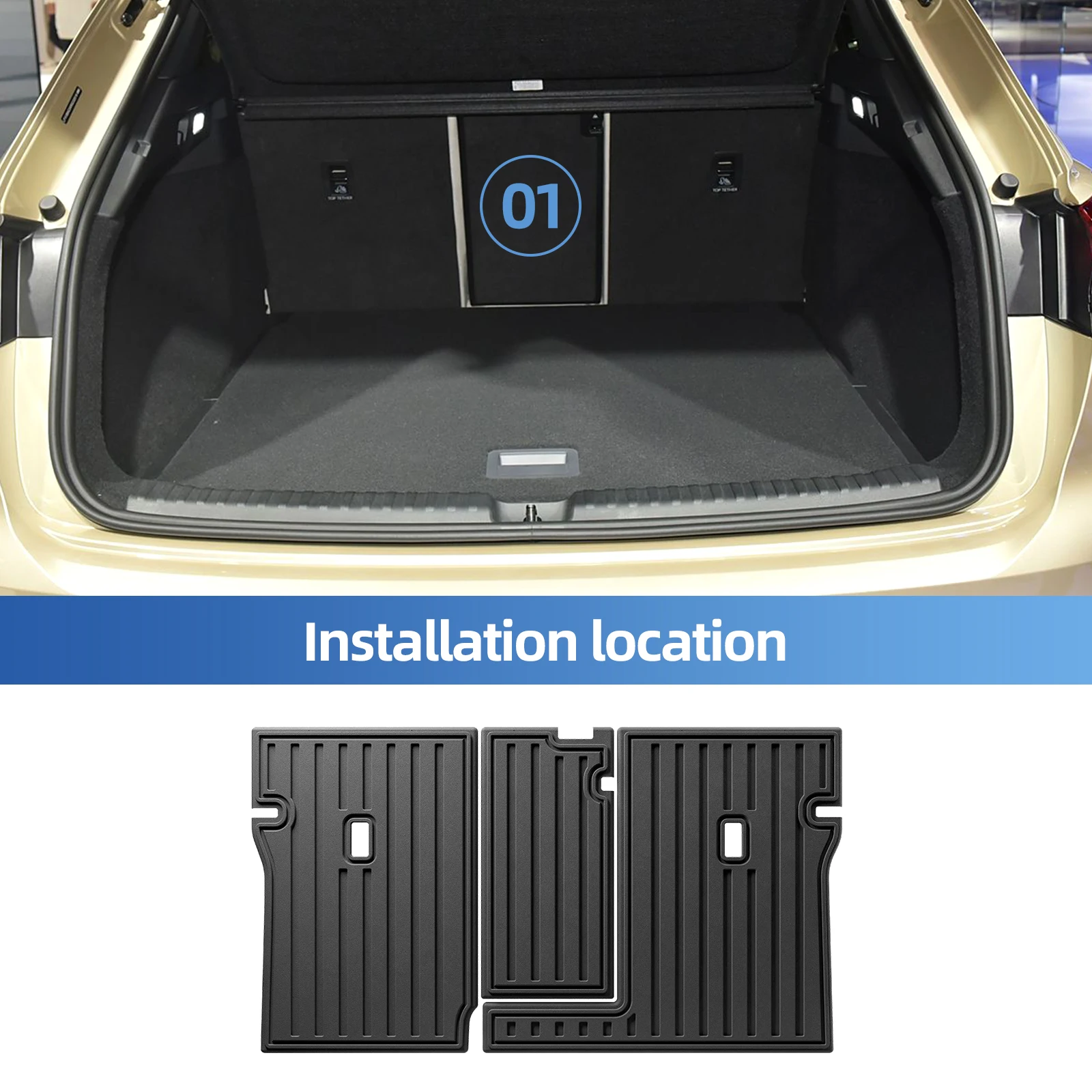 แผ่นรองพื้นรถยนต์ Smabee สำหรั - Car Floor Mat บทวิจารณ์และราคา