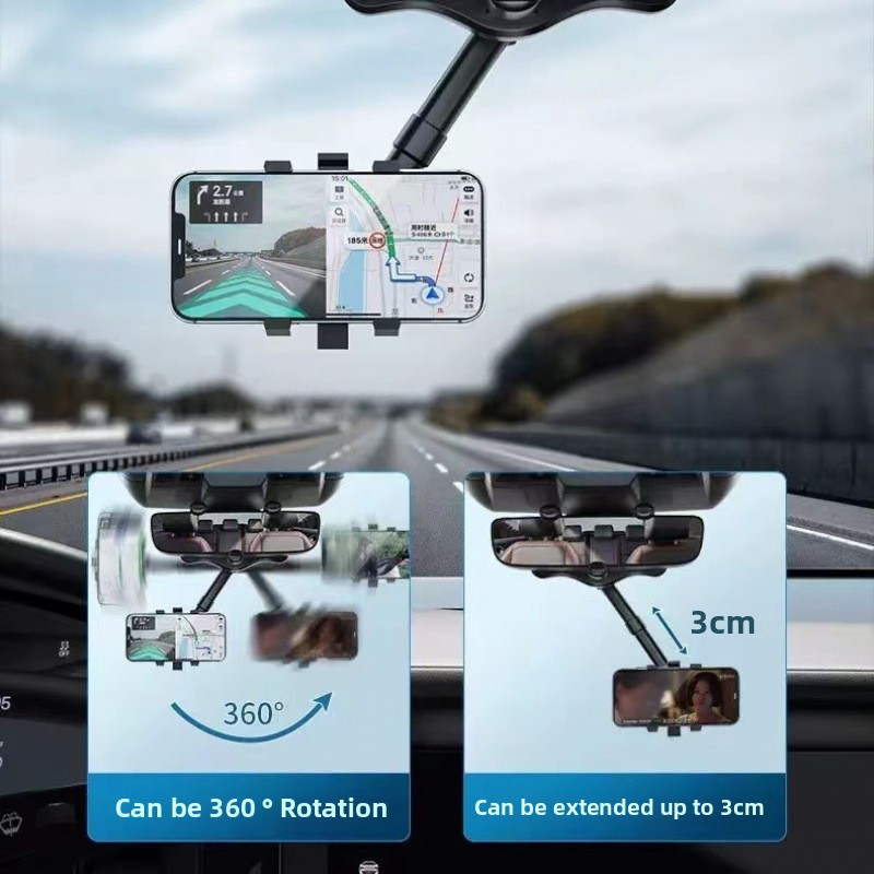 ที่วางโทรศัพท์ติดกระจกมองหลังร - Car Mirror บทวิจารณ์และราคา