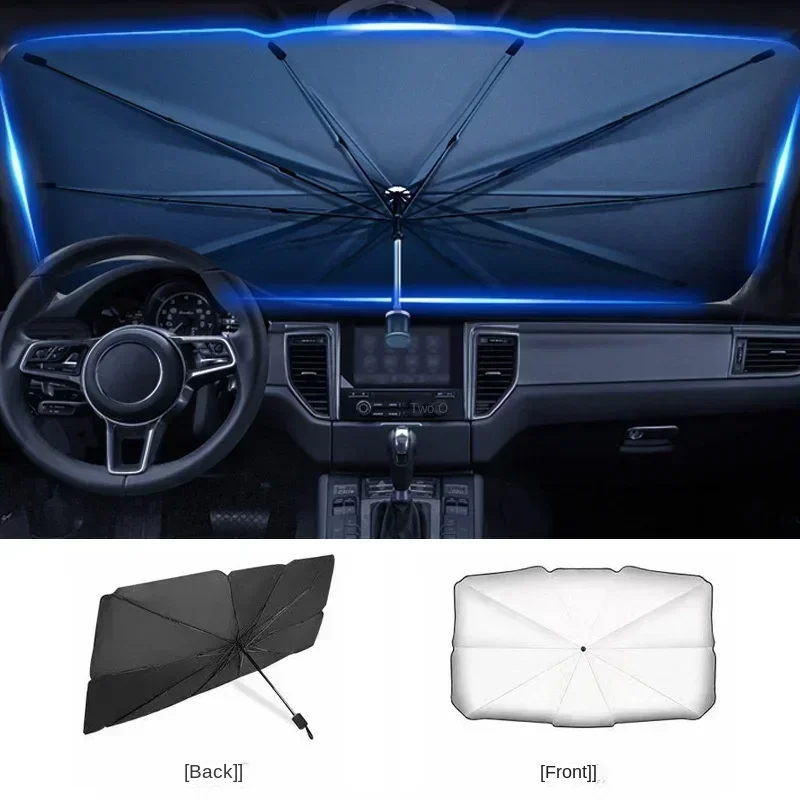 ม่านบังแดดรถยนต์ ผ้าคลุมกระจกห - Windshield Sun Shade บทวิจารณ์และราคา