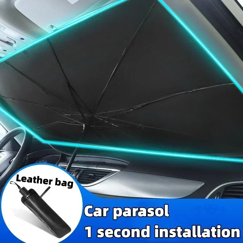 ร่มบังแดดรถยนต์ ร่มกันแดดหน้าร - Windshield Sun Shade บทวิจารณ์และราคา