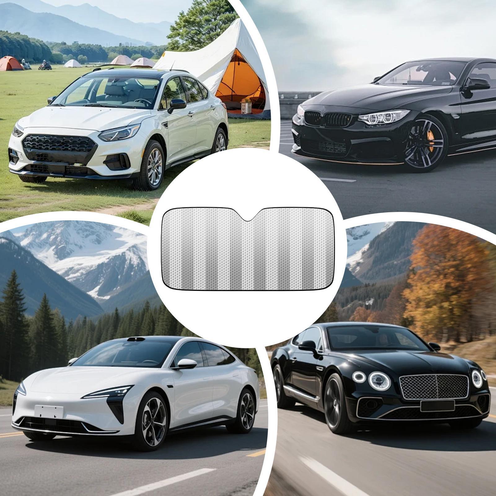 แผ่นบังแดดกระจกรถยนต์แบบพับได้ - Windshield Sun Shade บทวิจารณ์และราคา