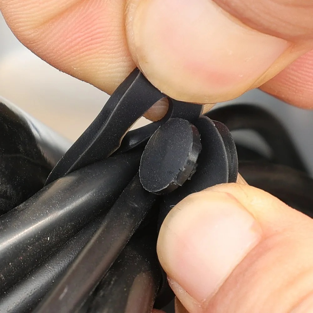 สายรัดยางยืดสายรัดสายไฟสำหรับร - Car Cable Organizer บทวิจารณ์และราคา