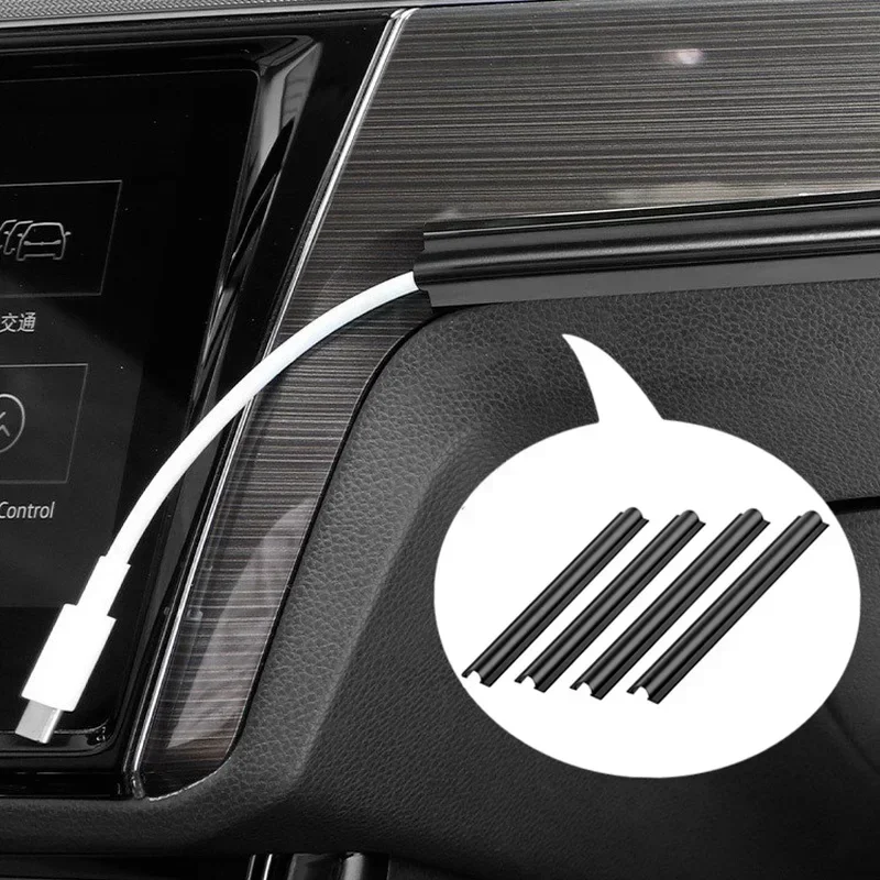 4/8 ชิ้น ที่จัดสายไฟในรถยนต์ อ - Car Cable Organizer บทวิจารณ์และราคา