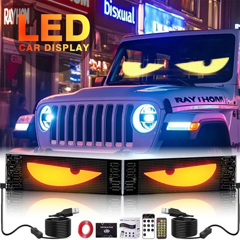 แผงไฟ LED เมทริกซ์พิกเซล ป้ายไ - Car Led Light บทวิจารณ์และราคา