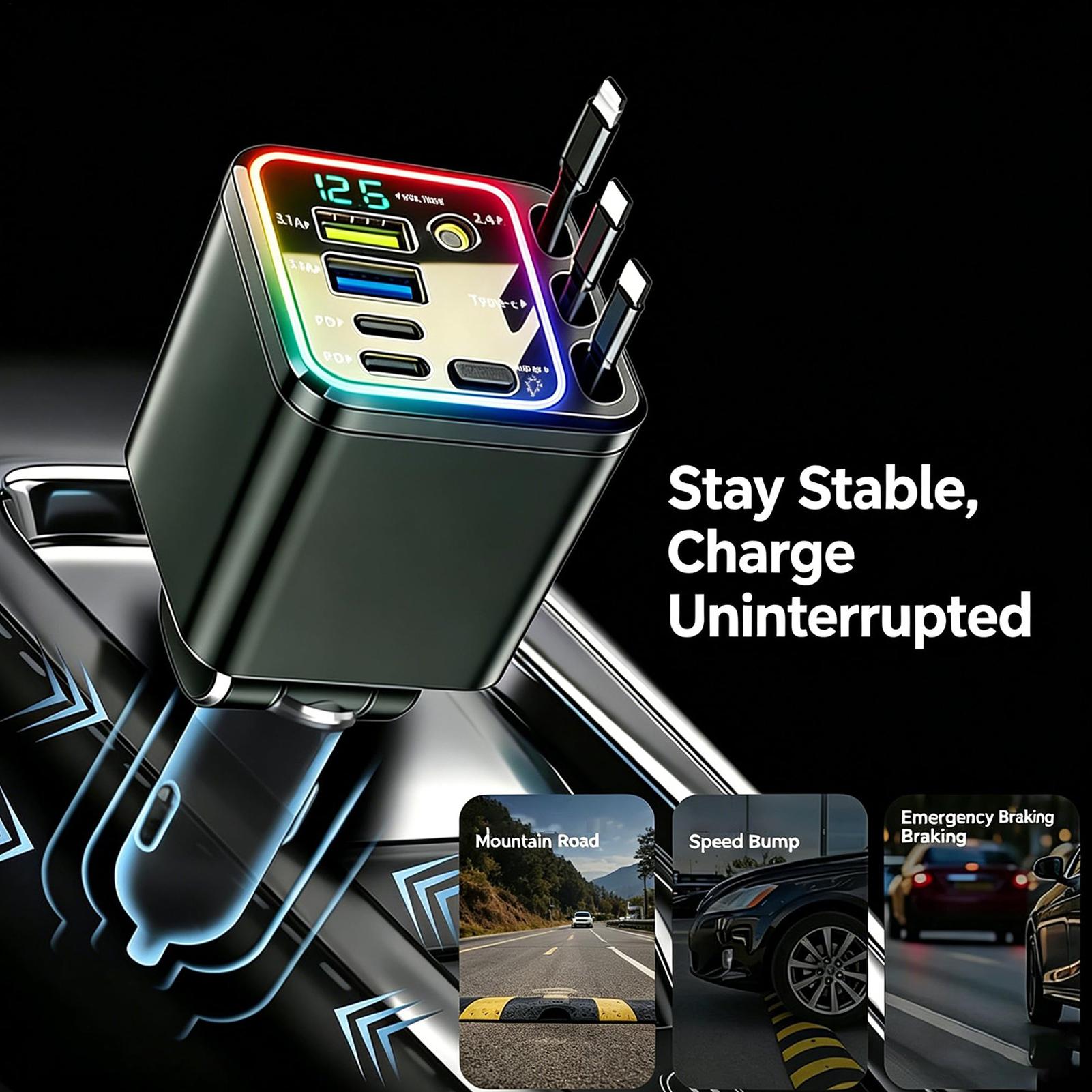 ที่ชาร์จในรถยนต์แบบพับเก็บได้  - Car Charger บทวิจารณ์และราคา