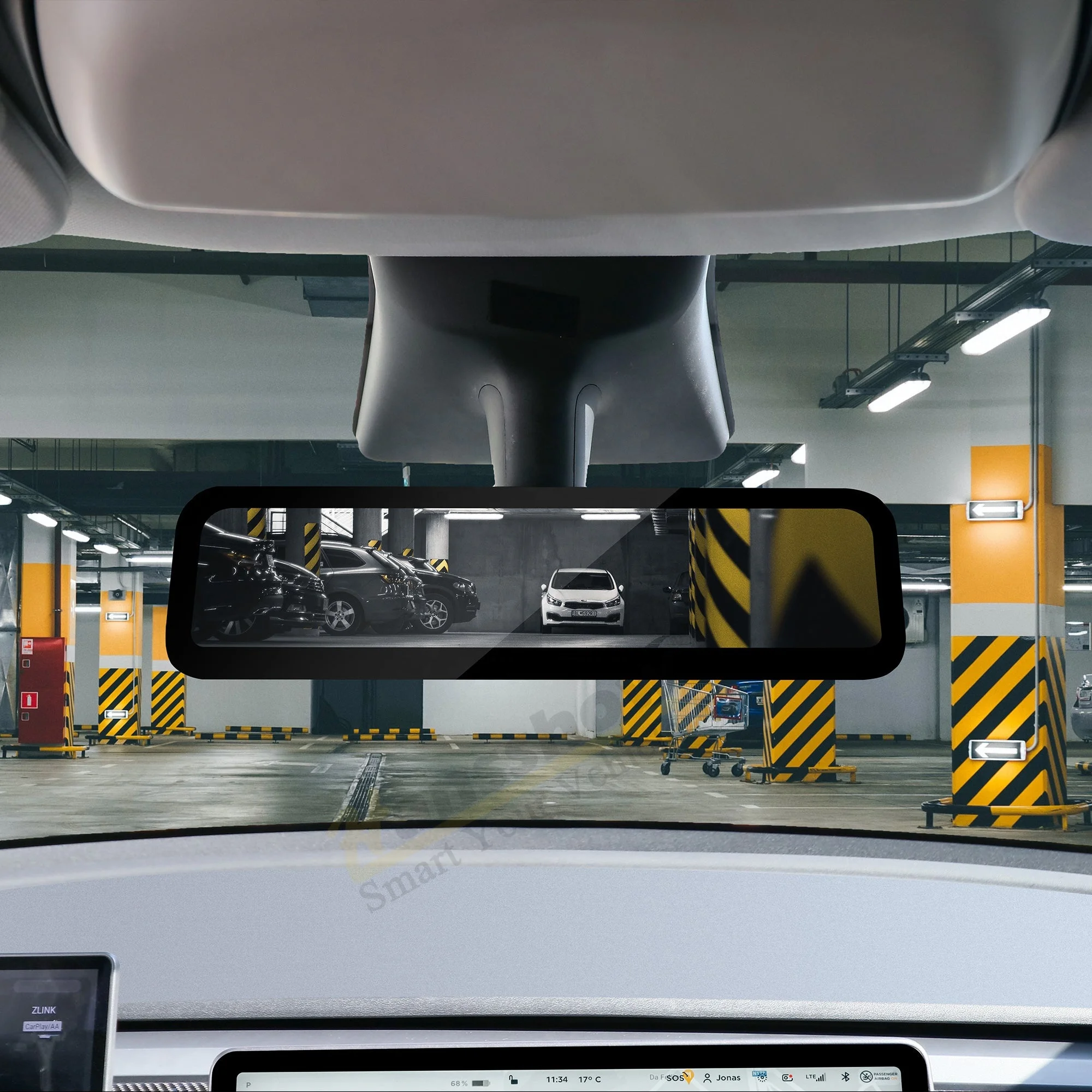 กระจกมองหลังพร้อมกล้องถ่ายภาพส - Car Mirror บทวิจารณ์และราคา