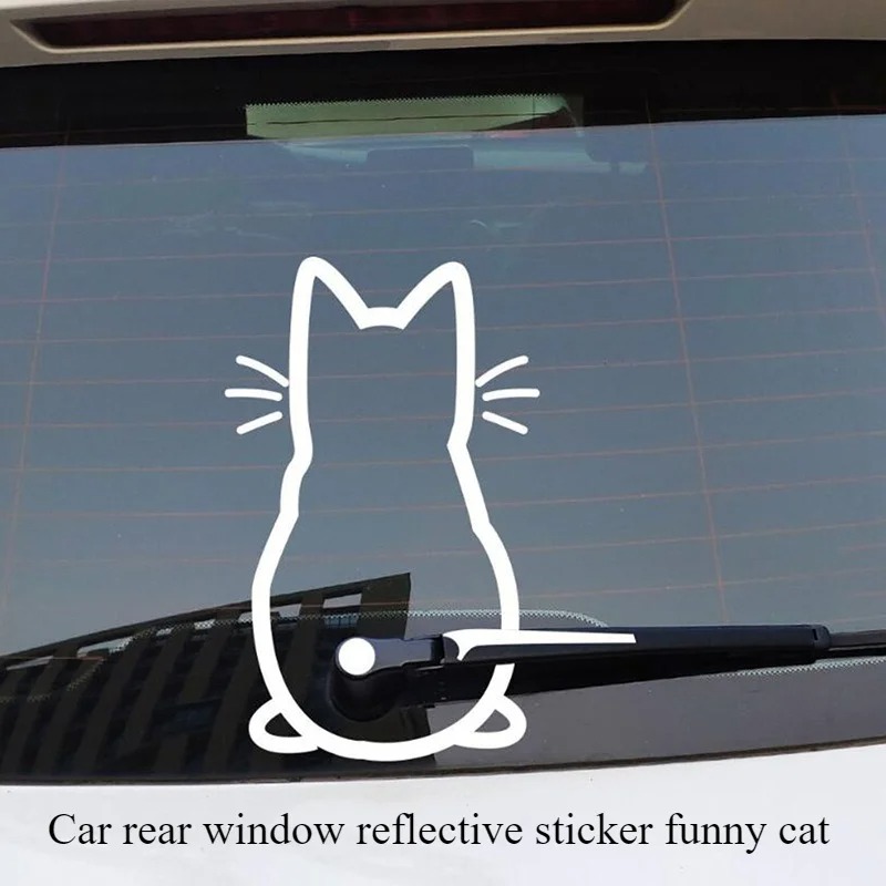 สติ๊กเกอร์รถส่วนบุคคล Kitty Ca - Car Wiper บทวิจารณ์และราคา