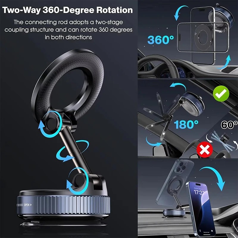 ที่วางโทรศัพท์ในรถยนต์แบบแม่เห - Car Vacuum บทวิจารณ์และราคา