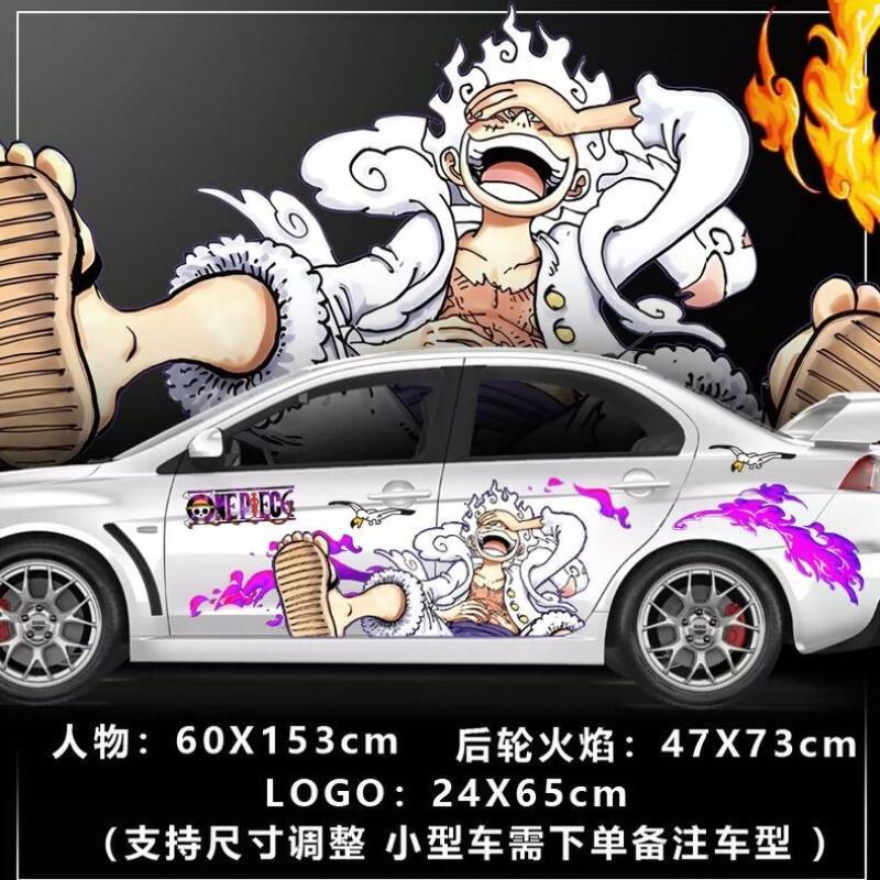 สติกเกอร์วันพีซตกแต่งตัวถังรถย - Car Accessories Japanese บทวิจารณ์และราคา